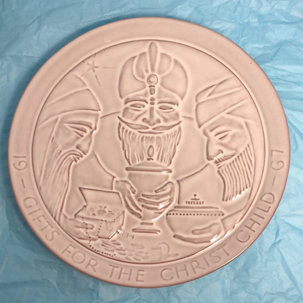 Vintage Frankoma Pottery Christmas 1967